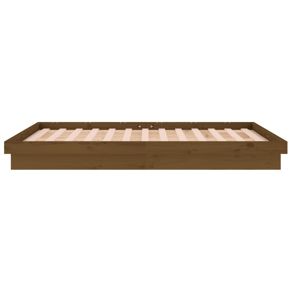 Πλαίσιο Κρεβατιού LED Μελί 180x200 εκ. Super King Size Ξύλο