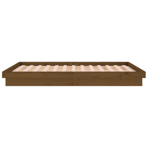 Πλαίσιο Κρεβατιού LED Μελί 180x200 εκ. Super King Size Ξύλο