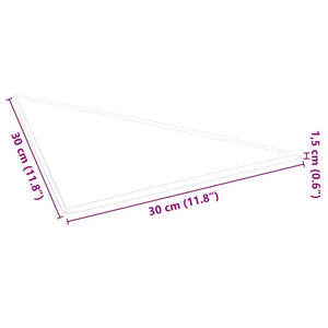 Πάνελ Τοίχου 12 τεμ. μπορντό 30x30 εκ. 0,54 μ² Βελούδινα - Pakobazaar