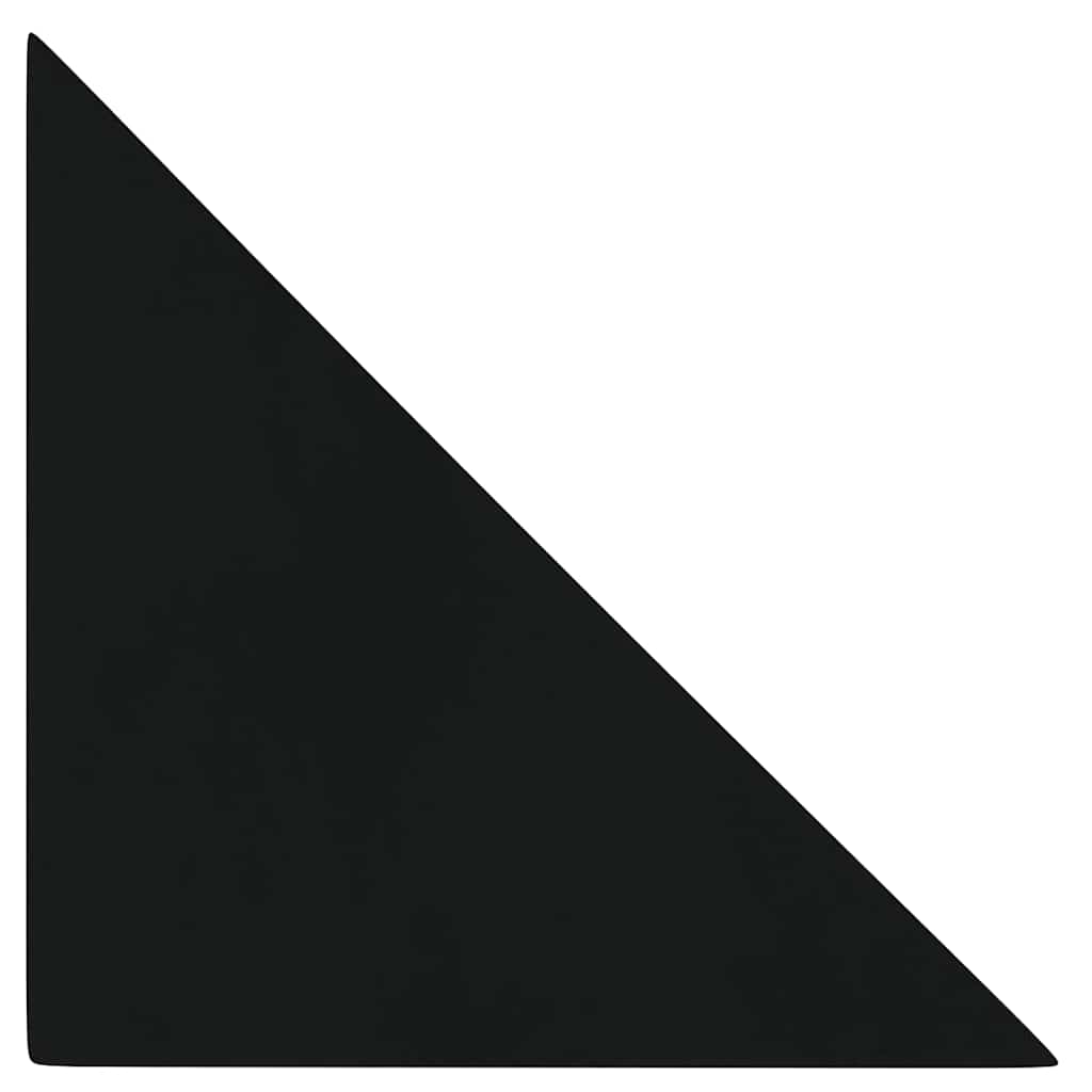 Πάνελ Τοίχου 12 τεμ. Μαύρα 30 x 30 εκ. 0,54 μ² Βελούδινα