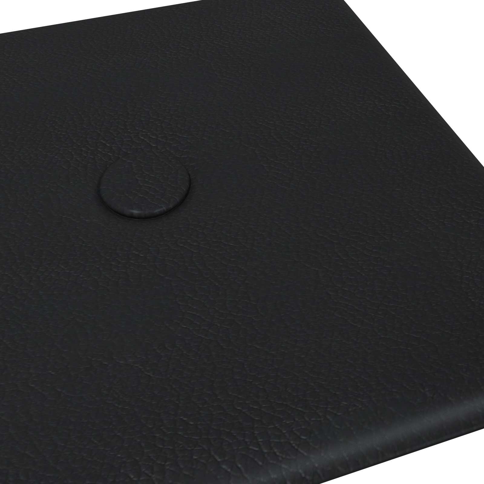 Κεφαλάρι Τοίχου 12 pcs Μαύρο 30 x 15 cm Τεχνητό Δέρμα - Pakobazaar