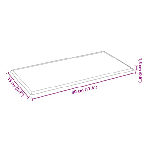 Κεφαλάρι Τοίχου 12 pcs Μαύρο 30 x 15 cm Τεχνητό Δέρμα - Pakobazaar