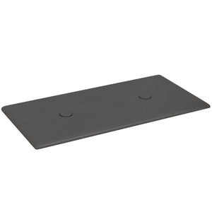 Κεφαλάρι Τοίχου 12 pcs Γκρι 30 x 15 cm Τεχνητό Δέρμα - Pakobazaar