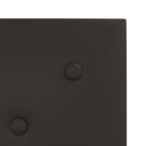 Κεφαλάρι Τοίχου 12 pcs Μαύρο 30 x 30 cm Τεχνητό Δέρμα - Pakobazaar