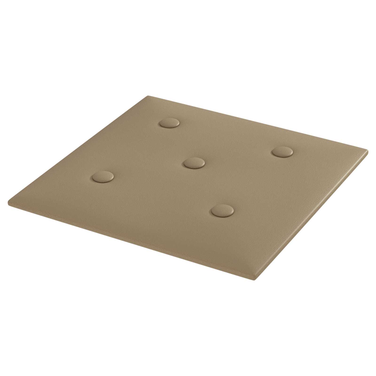 Κεφαλάρι Τοίχου 12 pcs Καπουτσίνο 30 x 30 cm Τεχνητό Δέρμα - Pakobazaar