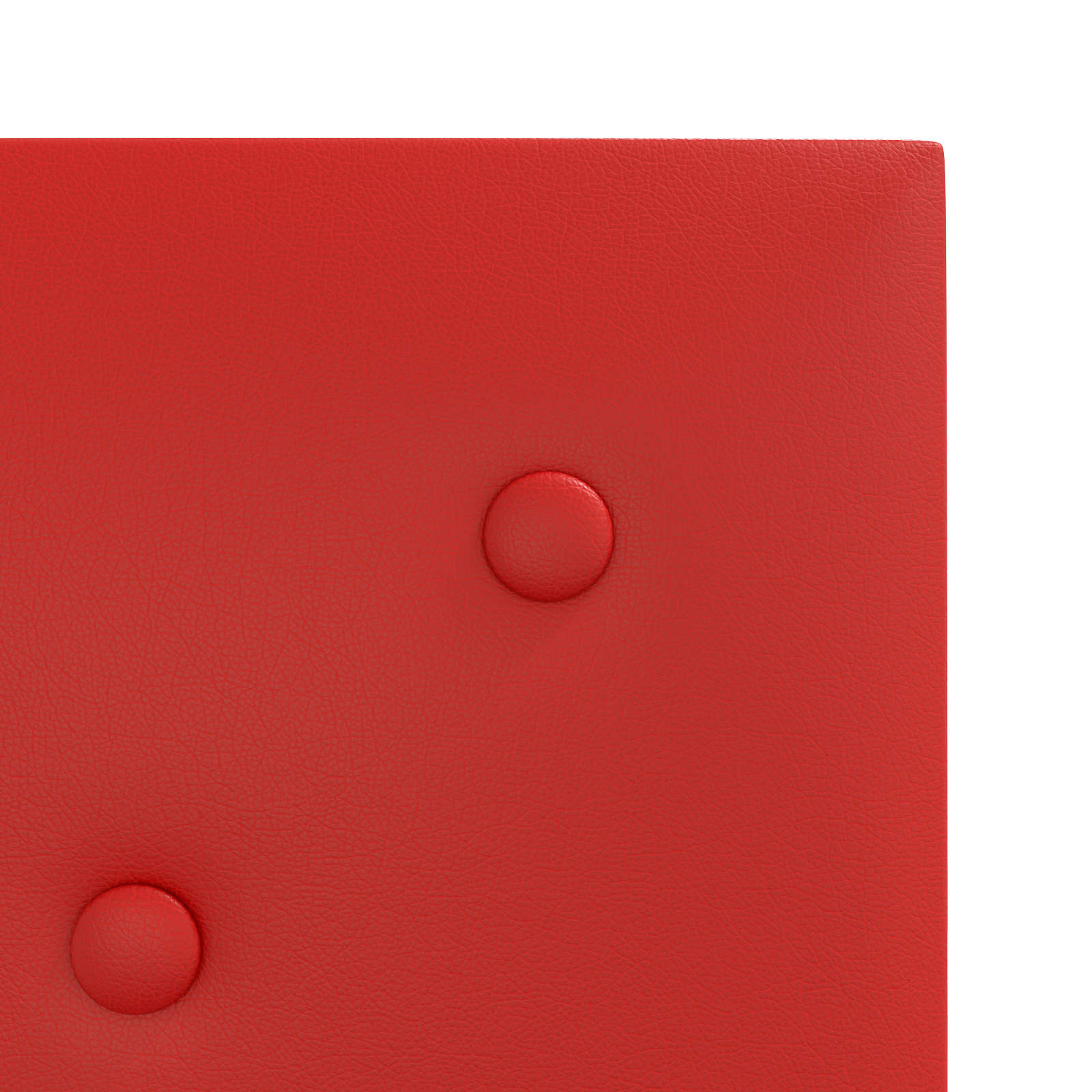 Κεφαλάρι Τοίχου 12 pcs Κόκκινο 30 x 30 cm Τεχνητό Δέρμα - Pakobazaar