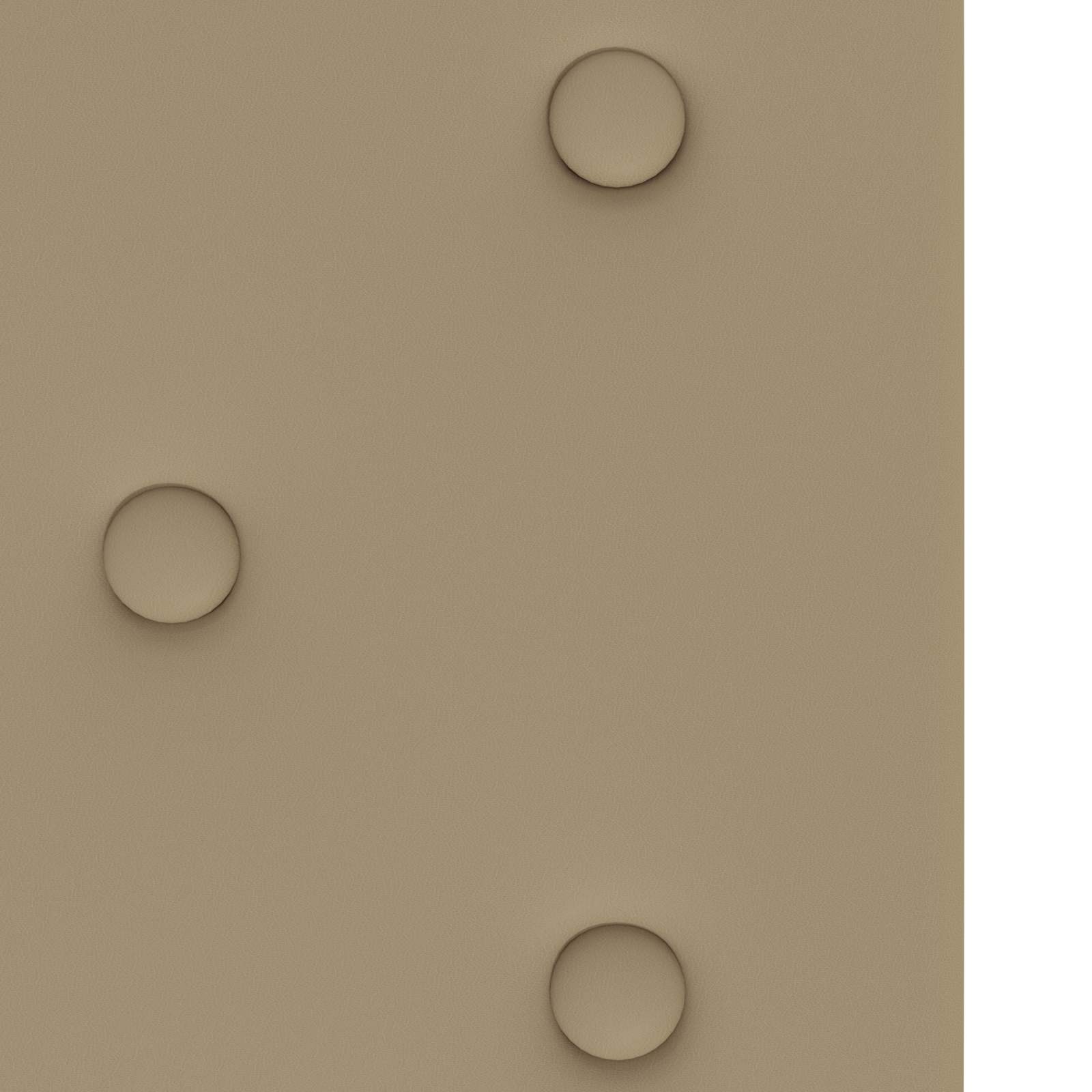 Κεφαλάρι Τοίχου 12 pcs Καπουτσίνο 60 x 30 cm Τεχνητό Δέρμα - Pakobazaar