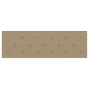 Κεφαλάρι Τοίχου 12 pcs Καπουτσίνο 90 x 30 cm Τεχνητό Δέρμα - Pakobazaar