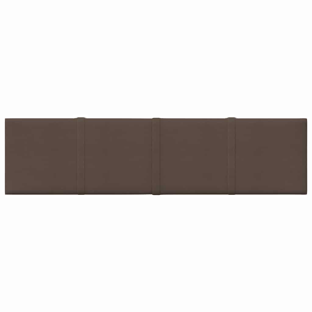 Πάνελ Τοίχου 12 τεμ. Taupe 60 x 15 εκ. 1,08 μ² Υφασμάτινα - Pakobazaar