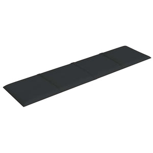 Πάνελ Τοίχου 12 τεμ. Μαύρα 60x15 εκ. 1,08 μ² Υφασμάτινα