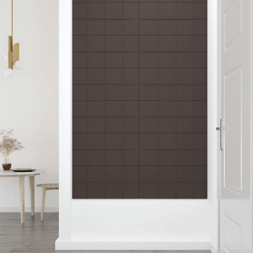 Πάνελ Τοίχου 12 τεμ. Taupe 60x30 εκ. 2,16 μ² Υφασμάτινα