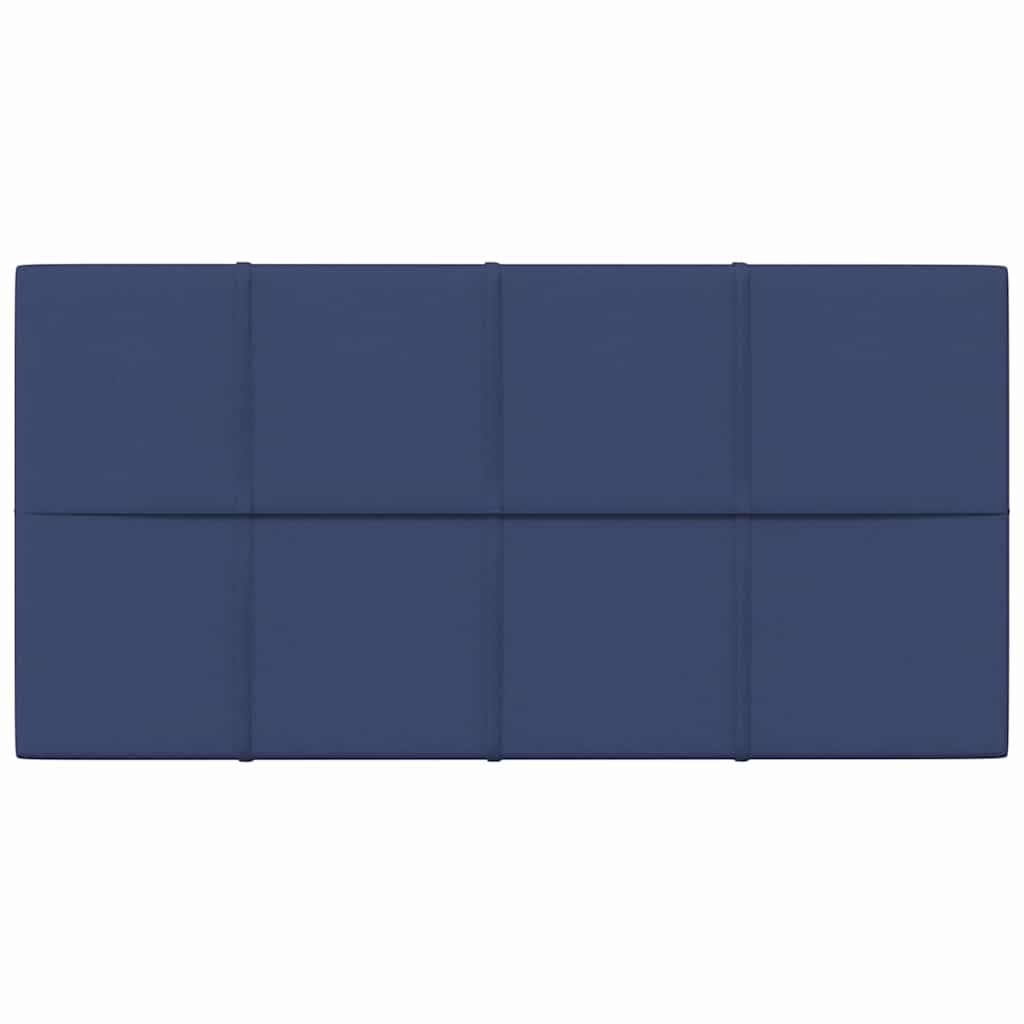 Πάνελ Τοίχου 12 τεμ. Μπλε 60 x 30 εκ. 2,16 μ² Υφασμάτινα - Pakobazaar
