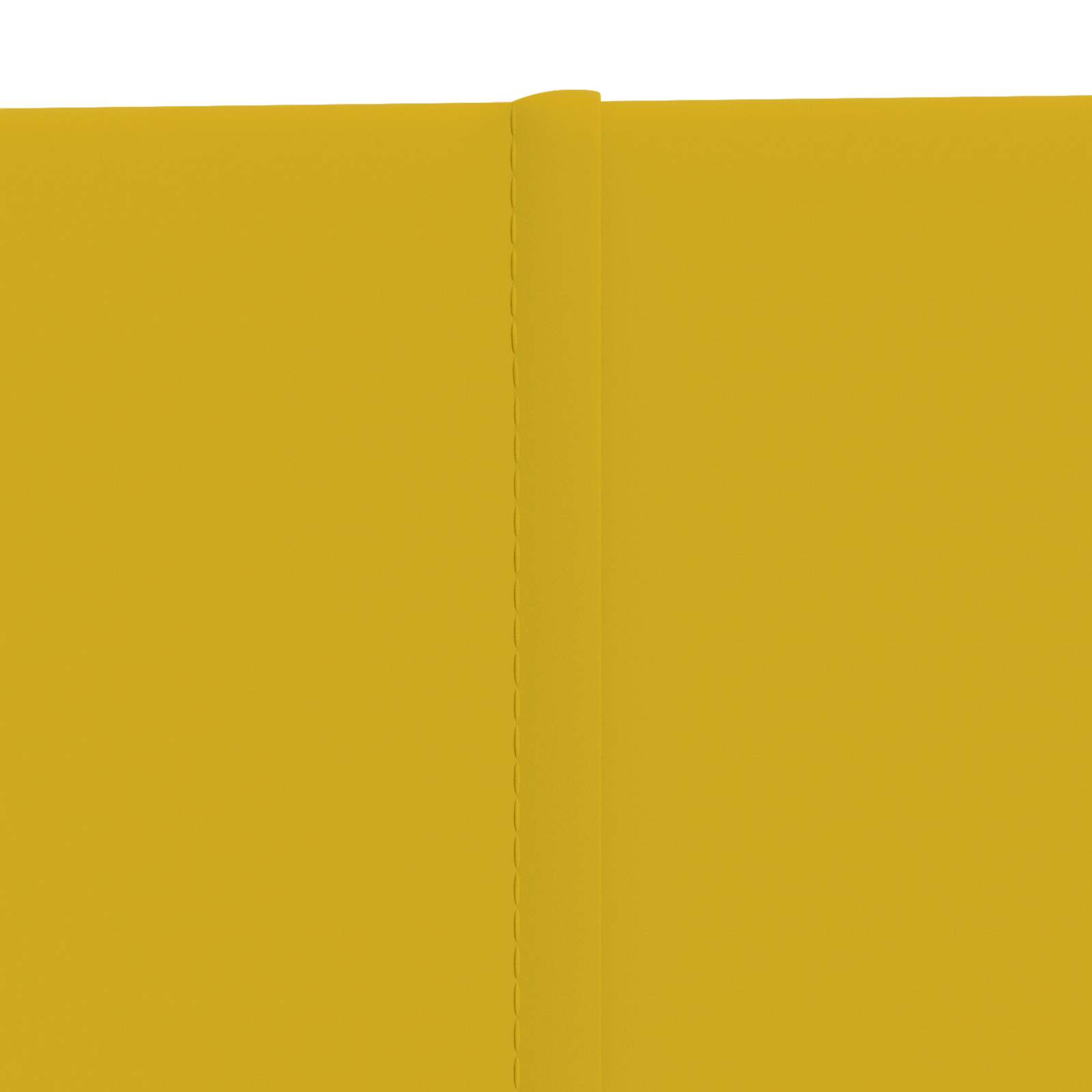 Κεφαλάρι Τοίχου 12 pcs Κίτρινο 60 x 30 cm Βελούδο - Pakobazaar
