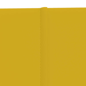 Κεφαλάρι Τοίχου 12 pcs Κίτρινο 60 x 30 cm Βελούδο - Pakobazaar