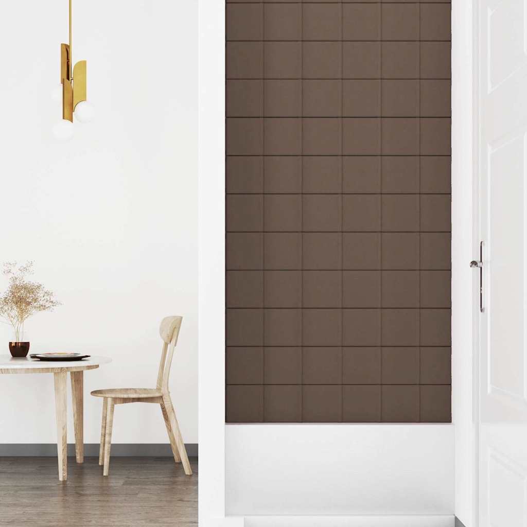 Πάνελ Τοίχου 12 τεμ. Taupe 90 x 15 εκ. 1,62 μ Υφασμα - Pakobazaar