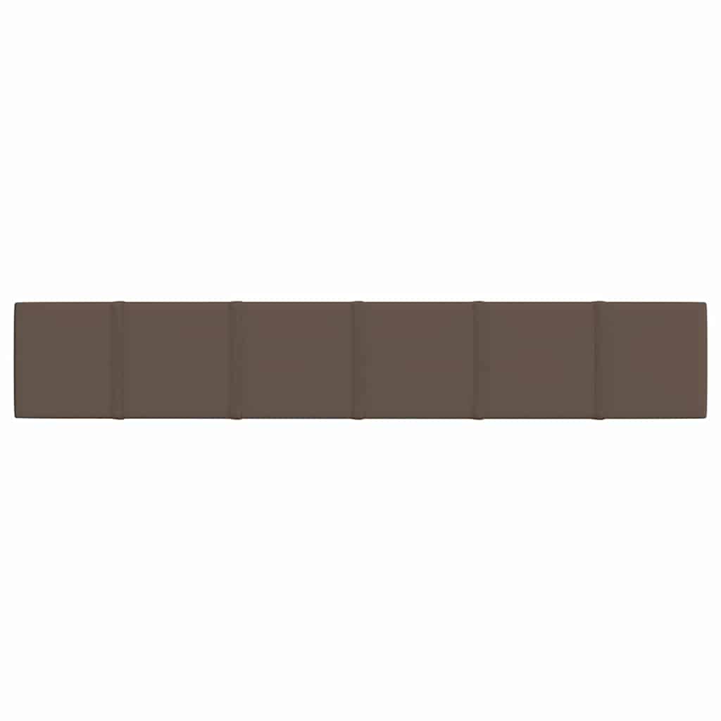Πάνελ Τοίχου 12 τεμ. Taupe 90 x 15 εκ. 1,62 μ Υφασμα - Pakobazaar