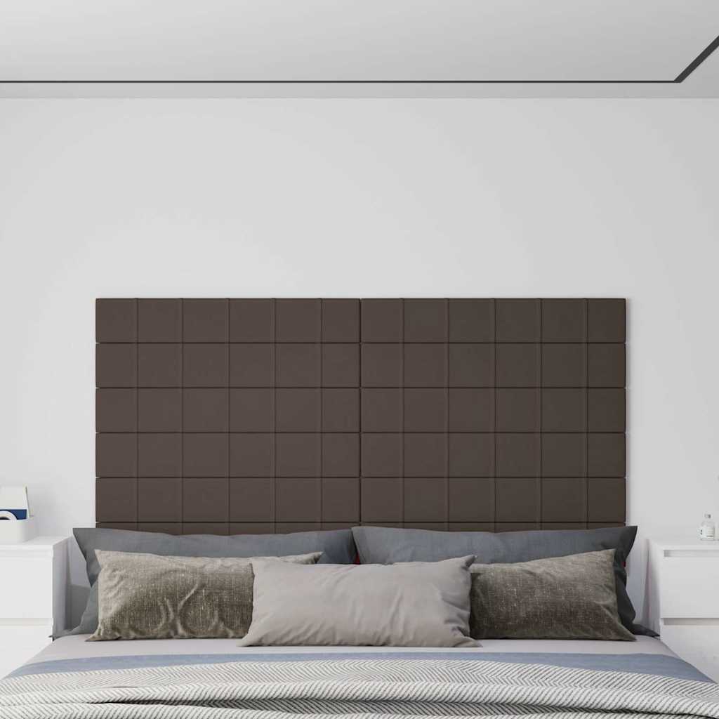 Πάνελ Τοίχου 12 τεμ. Taupe 90 x 15 εκ. 1,62 μ Υφασμα - Pakobazaar