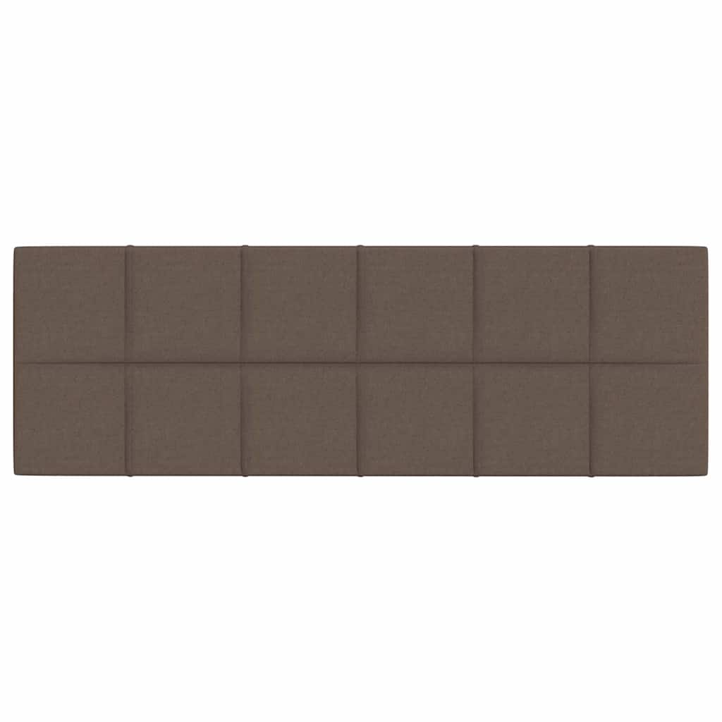 Πάνελ Τοίχου 12 τεμ. Taupe 90 x 30 εκ. 3,24 μ Υφασμα