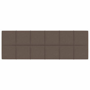 Πάνελ Τοίχου 12 τεμ. Taupe 90 x 30 εκ. 3,24 μ Υφασμα