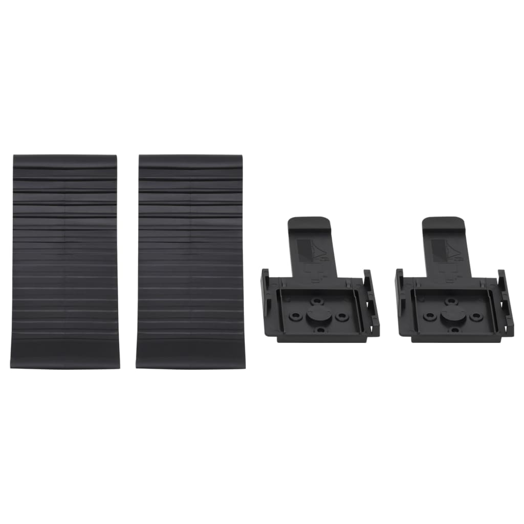 Σφήνες τροχών 2 τεμ. 25 x 10 x 11,5 εκ. από Πλαστικό - PAKOBAZAAR