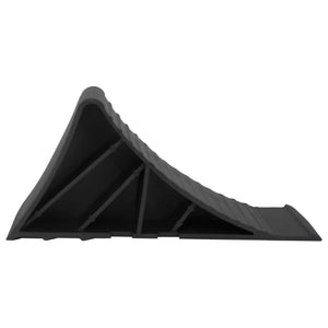 Σφήνες τροχών 2 τεμ. 25 x 10 x 11,5 εκ. από Πλαστικό - Pakobazaar