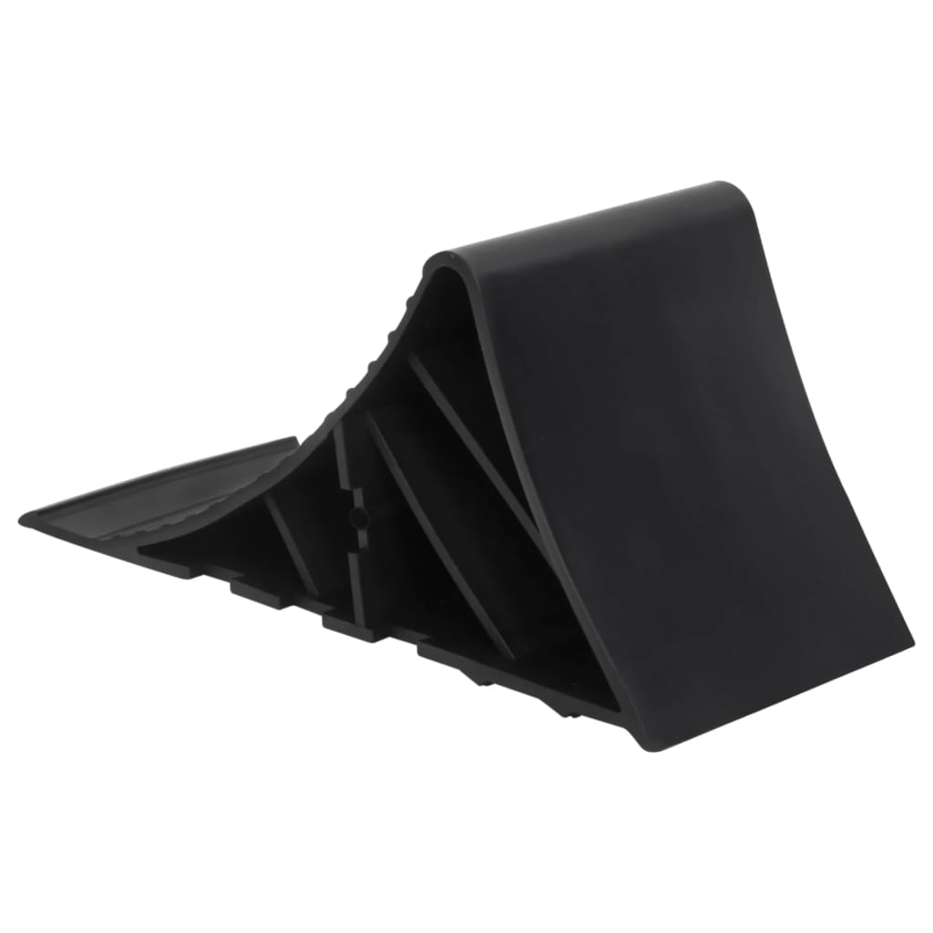 Σφήνες τροχών 2 τεμ. 25 x 10 x 11,5 εκ. από Πλαστικό