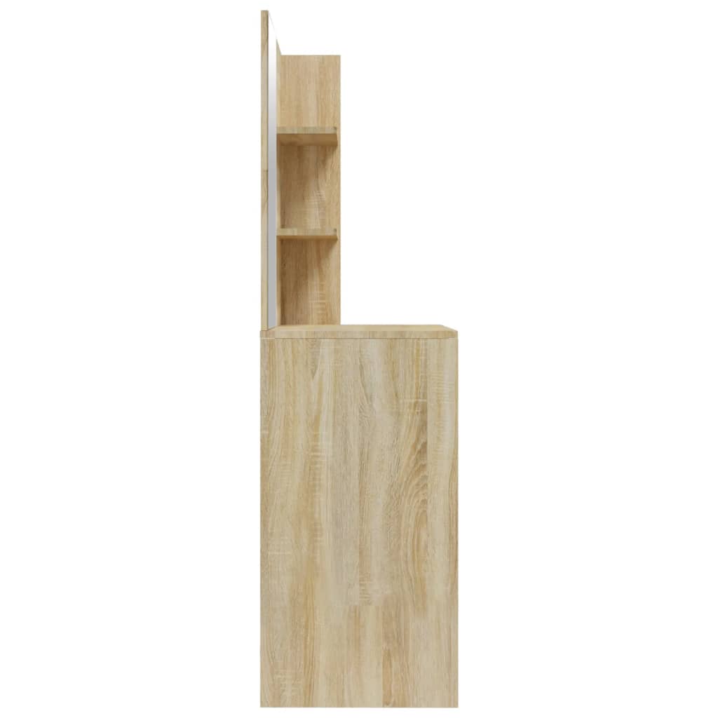 Μπουντουάρ με Καθρέφτη Sonoma Δρυς 74,5 x 40 x 141 εκ.