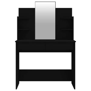 Μπουντουάρ με Καθρέφτη Μαύρο 96 x 40 x 142 εκ. - Pakobazaar