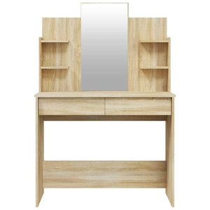 Μπουντουάρ με Καθρέφτη Sonoma Δρυς 96x40x142 εκ. - Pakobazaar