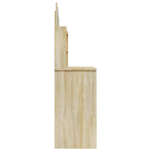 Μπουντουάρ με Καθρέφτη Sonoma Δρυς 96x40x142 εκ. - Pakobazaar