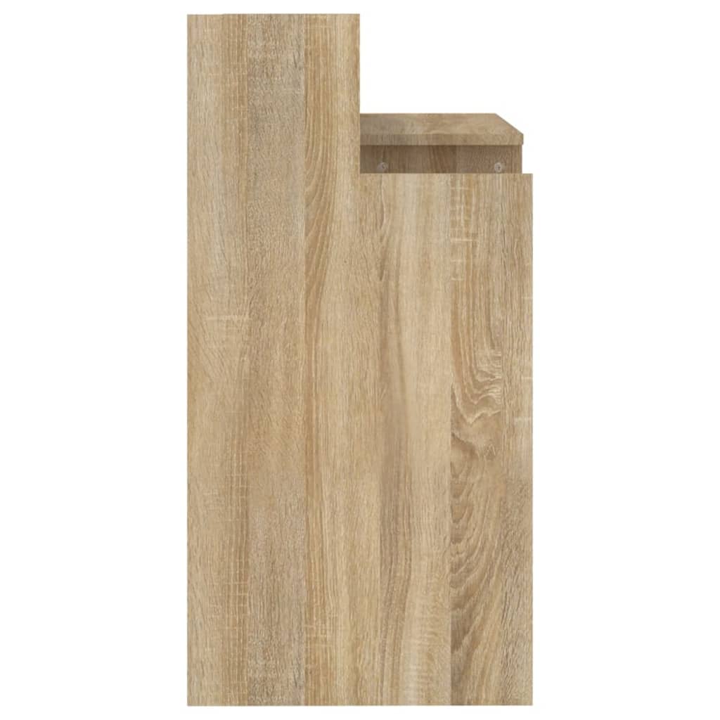 Γραφείο με LED Sonoma δρυς 97x45x90 εκ. Επεξεργ. Ξύλο - Pakobazaar