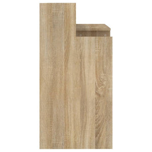 Γραφείο με LED Sonoma δρυς 97x45x90 εκ. Επεξεργ. Ξύλο - Pakobazaar