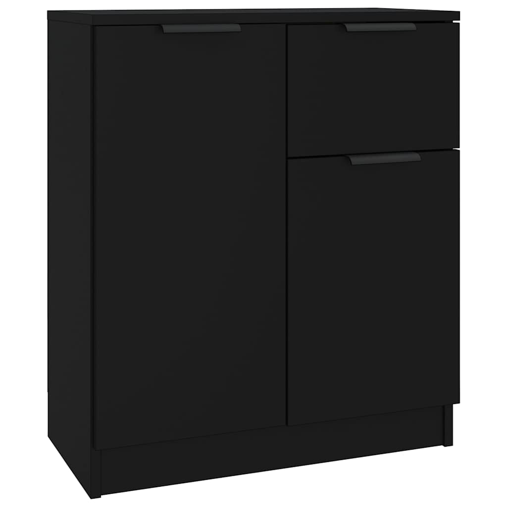 Ντουλάπι Μαύρο 60 x 30 x 70 εκ. από Επεξεργασμένο Ξύλο