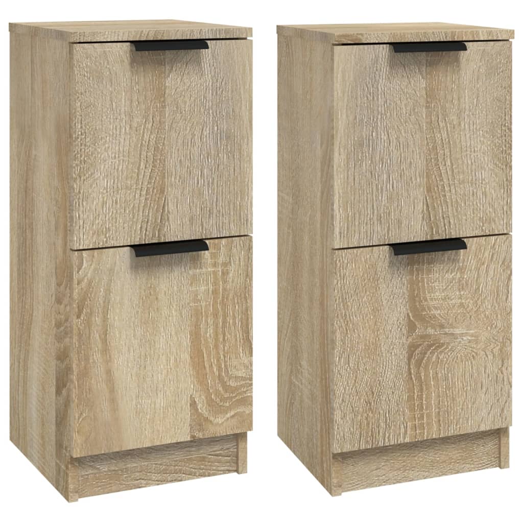 Ντουλάπια 2 τεμ. Sonoma Δρυς 30x30x70 εκ. Επεξεργασμένο Ξύλο - Pakobazaar