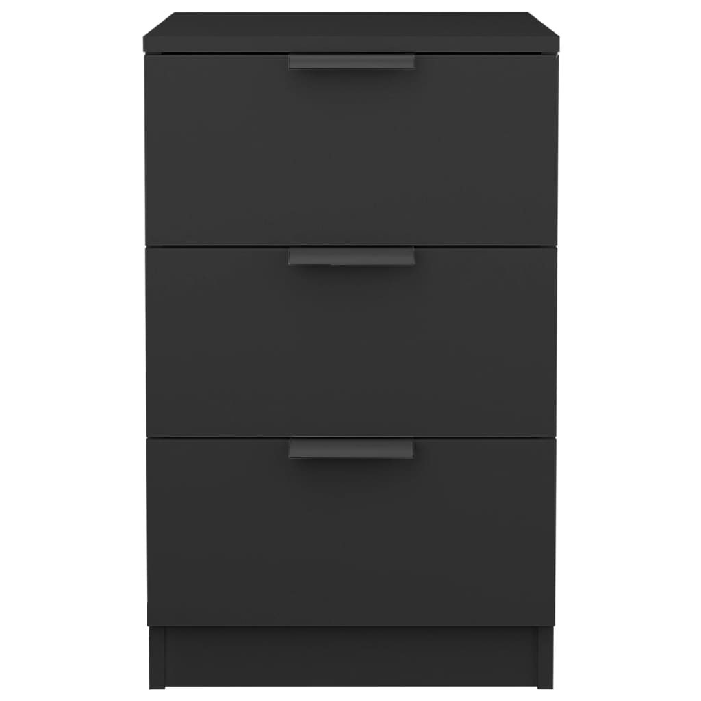 Κομοδίνο Μαύρο 40 x 36 x 65 εκ.