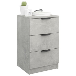 Κομοδίνα Γκρι Σκυροδέματος 40x36x65 εκ. - Pakobazaar