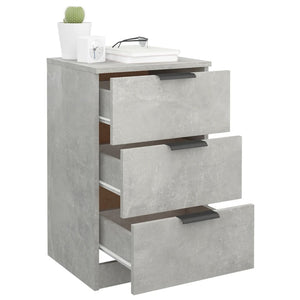 Κομοδίνα Γκρι Σκυροδέματος 40x36x65 εκ. - Pakobazaar