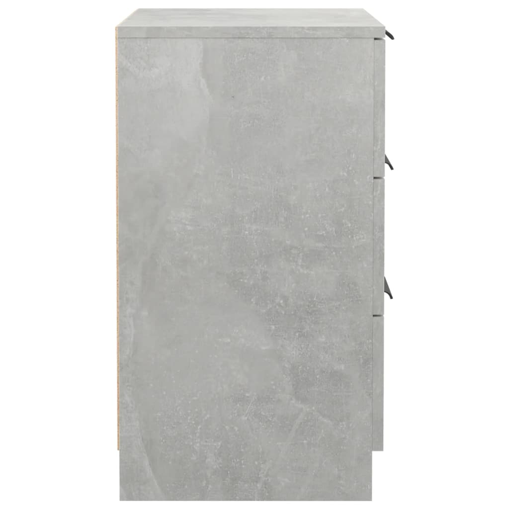 Κομοδίνα Γκρι Σκυροδέματος 40x36x65 εκ. - Pakobazaar