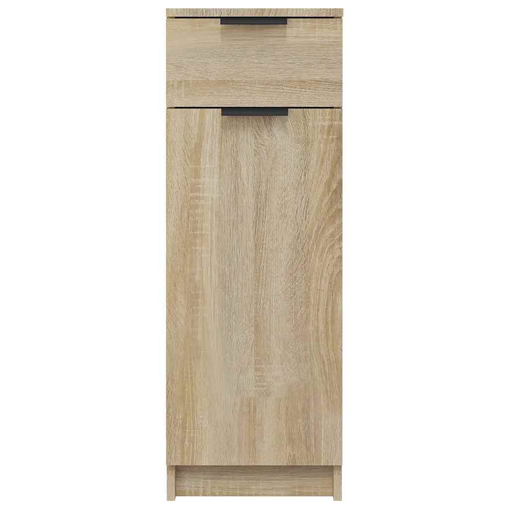 Ντουλάπι Μπάνιου Sonoma Δρυς 32x33,5x90 εκ. Επεξεργασμένο Ξύλο