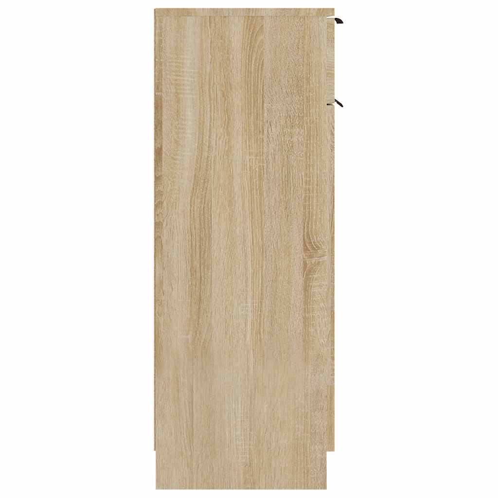 Ντουλάπι Μπάνιου Sonoma Δρυς 32x33,5x90 εκ. Επεξεργασμένο Ξύλο