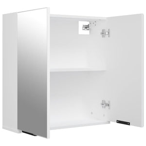 Ντουλάπα Καθρέφτη Μπάνιου Λευκή 64 x 20 x 67 εκ. - Pakobazaar