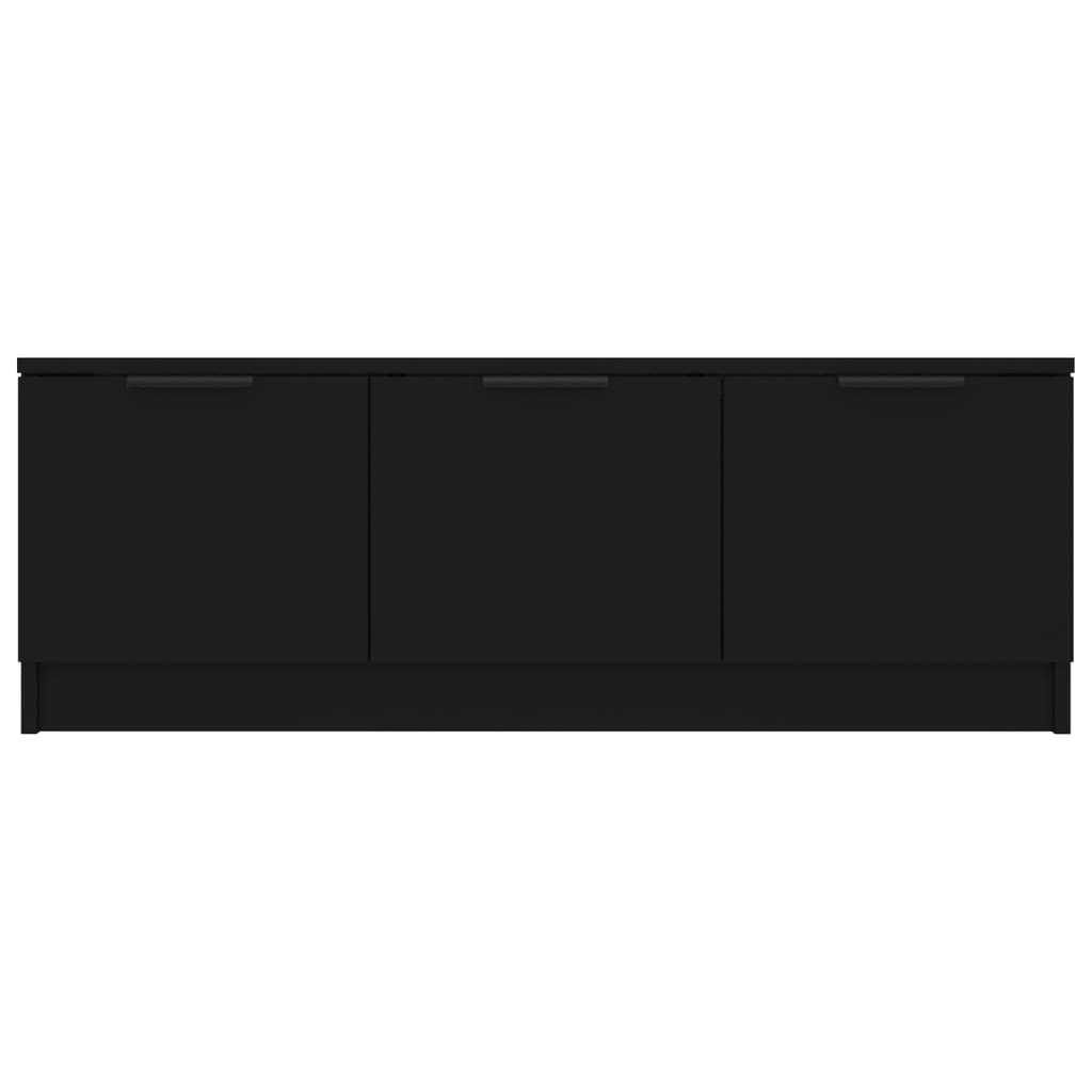 Έπιπλο Τηλεόρασης Μαύρο 102x35x36,5 εκ. Επεξεργασμένο Ξύλο