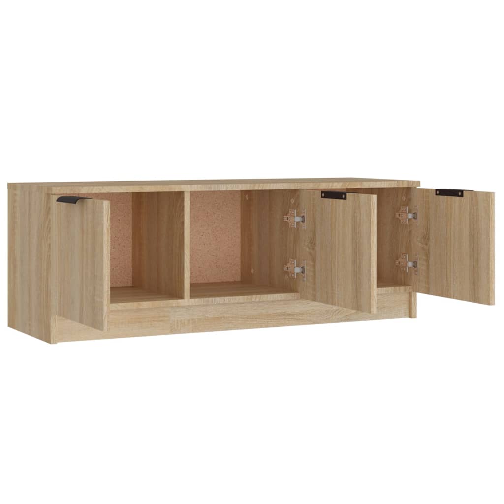 Έπιπλο Τηλεόρασης Sonoma Δρυς 102x35x36,5εκ. Επεξεργασμένο Ξύλο - Pakobazaar