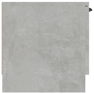 Έπιπλο Τηλεόρασης Γκρι Σκυροδέματος 102x35x36,5 εκ. Επεξ. Ξύλο