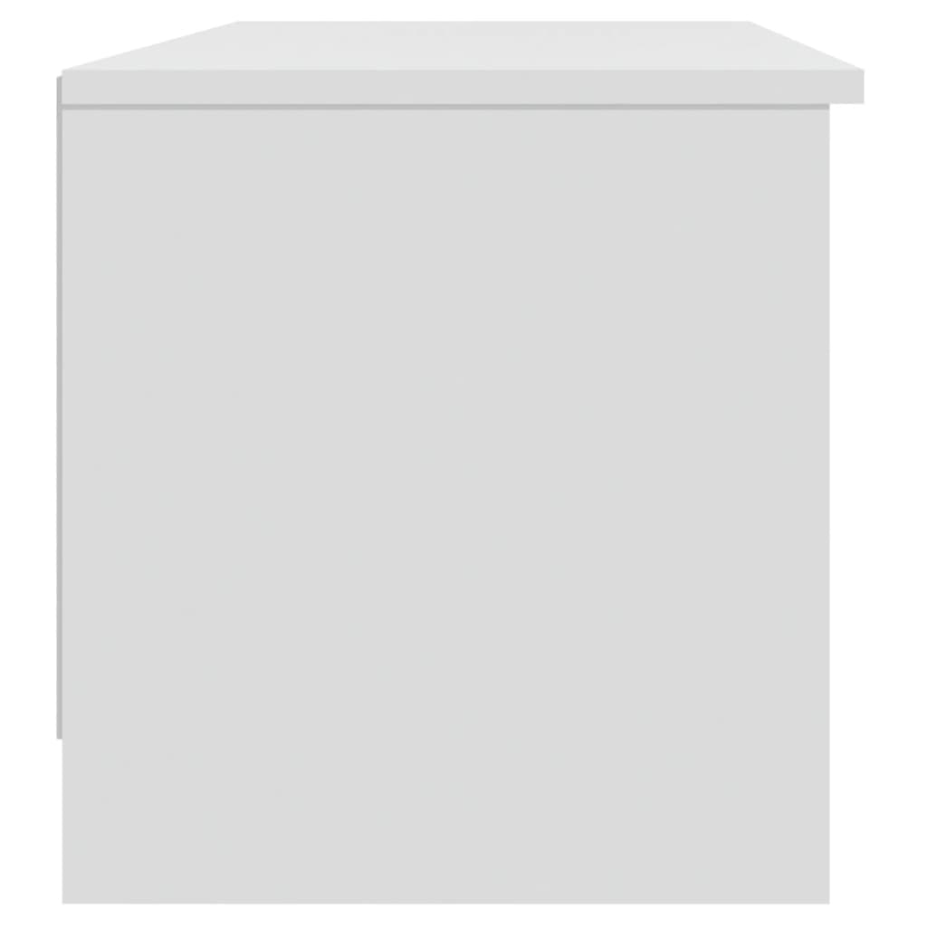 Έπιπλο Τηλεόρασης Λευκό 102x35,5x36,5 εκ. Επεξεργασμένο Ξύλο - Pakobazaar