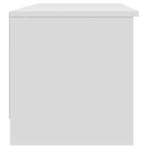 Έπιπλο Τηλεόρασης Λευκό 102x35,5x36,5 εκ. Επεξεργασμένο Ξύλο - Pakobazaar