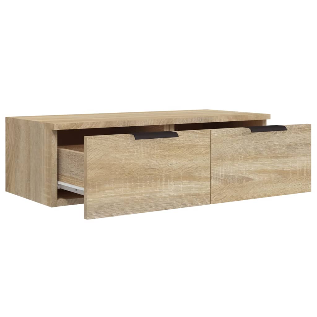 Ντουλάπι Τοίχου Sonoma Δρυς 68x30x20 εκ. Επεξεργασμένο Ξύλο