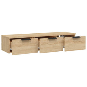 Ντουλάπι Τοίχου Sonoma Δρυς 102x30x20 εκ. Επεξεργασμένο Ξύλο - Pakobazaar