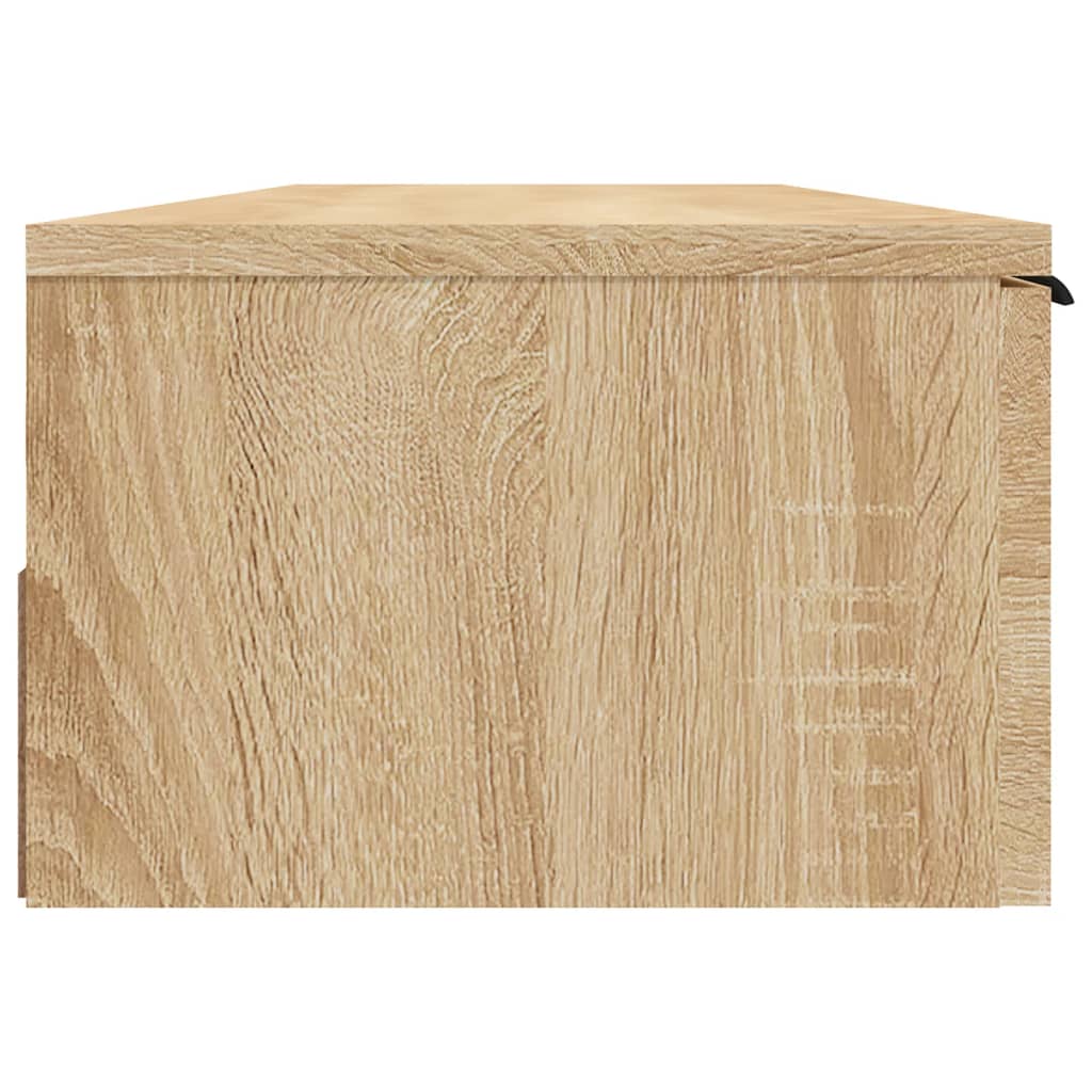 Ντουλάπι Τοίχου Sonoma Δρυς 102x30x20 εκ. Επεξεργασμένο Ξύλο - Pakobazaar
