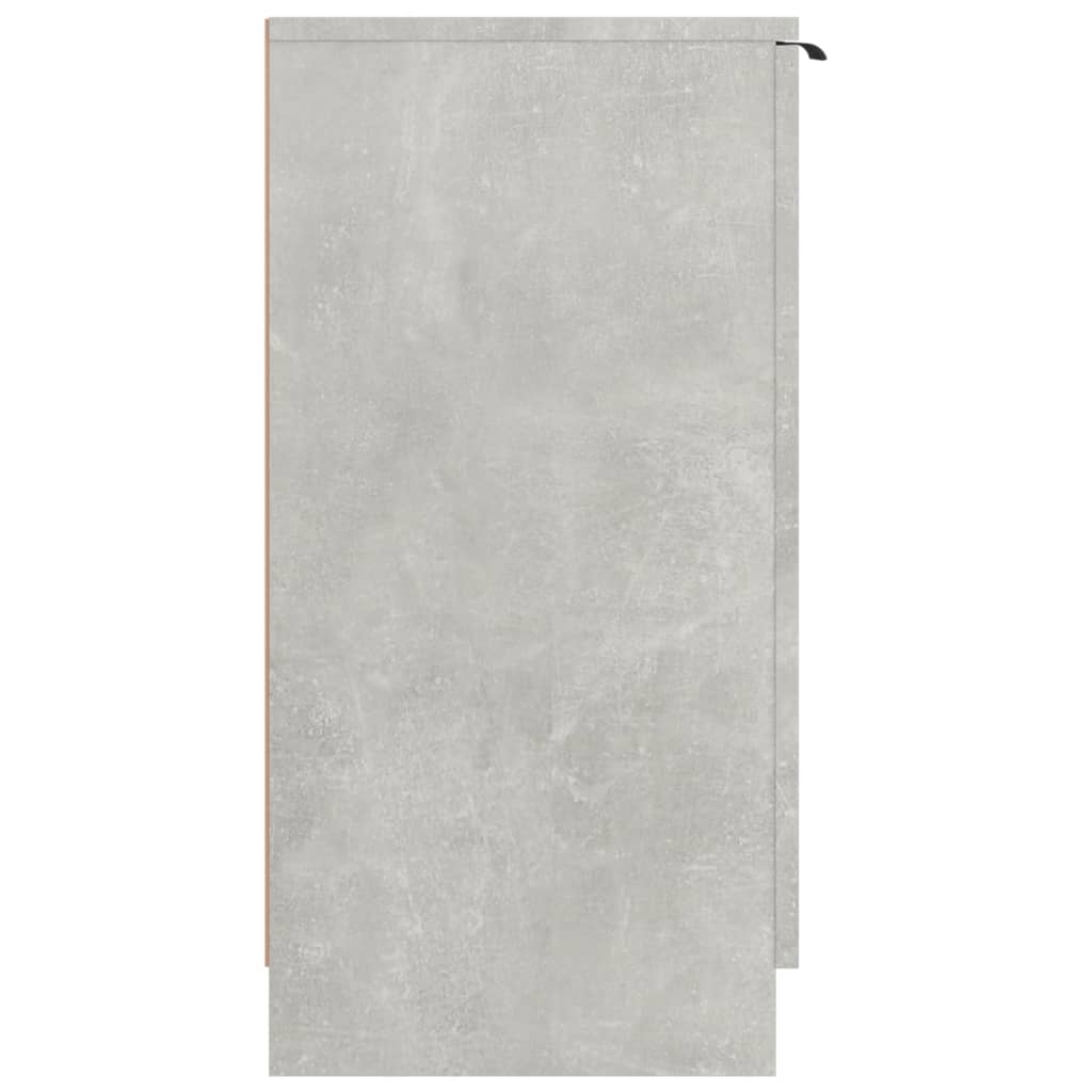 Παπουτσοθήκη Γκρι Σκυροδέματος 59x35x70 εκ. Επεξεργασμένο Ξύλο - Pakobazaar